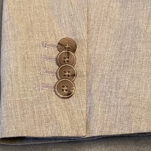 Banana Republic Mens 42R Tailored Slim Fit Gray 2 Button Sport Coat/Blazer - Picture 7 of 7